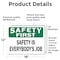 Signmission Safety Culture Sign, 18 in Width, Vinyl Decal, Rectangle OS-2PACK-SF-D-1218-L-19601 - alternate 5